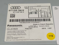 2010-2012 Audi A4 Radio AM FM Cd Player Receiver Replacement P/N:8T1035186R CQ-JA1962G Fits OEM Used Auto Parts - Oemusedaut