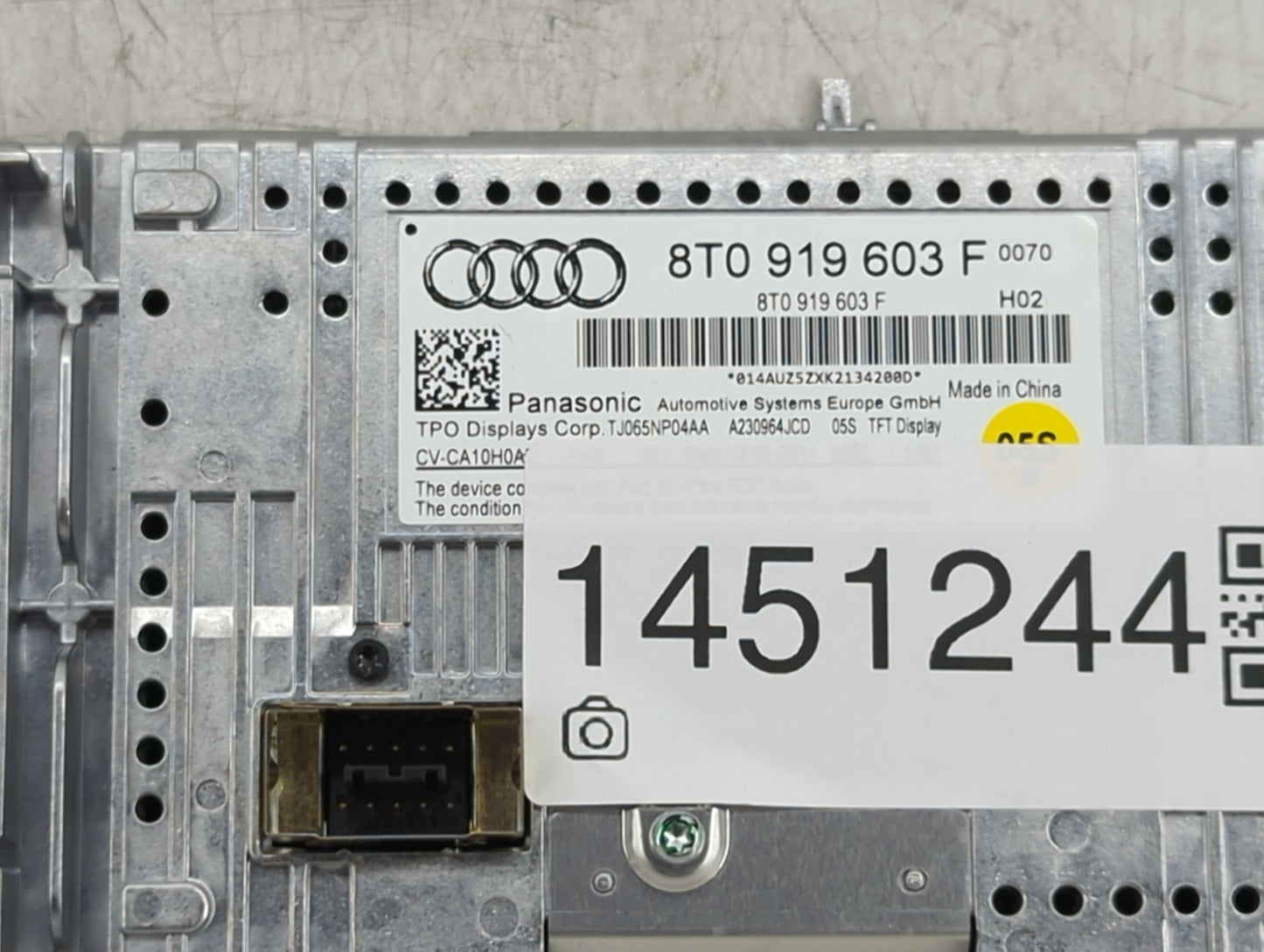 2009-2016 Audi A4 Information Display Screen - Oemusedautoparts1.com