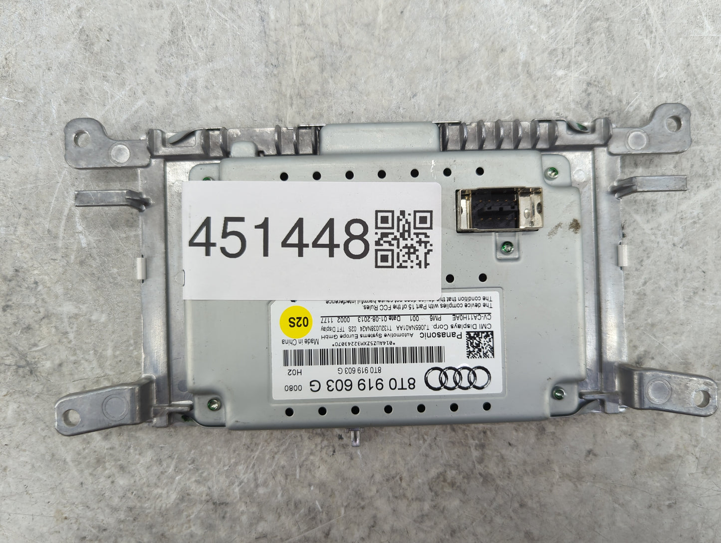 2009-2016 Audi A4 Information Display Screen - Oemusedautoparts1.com