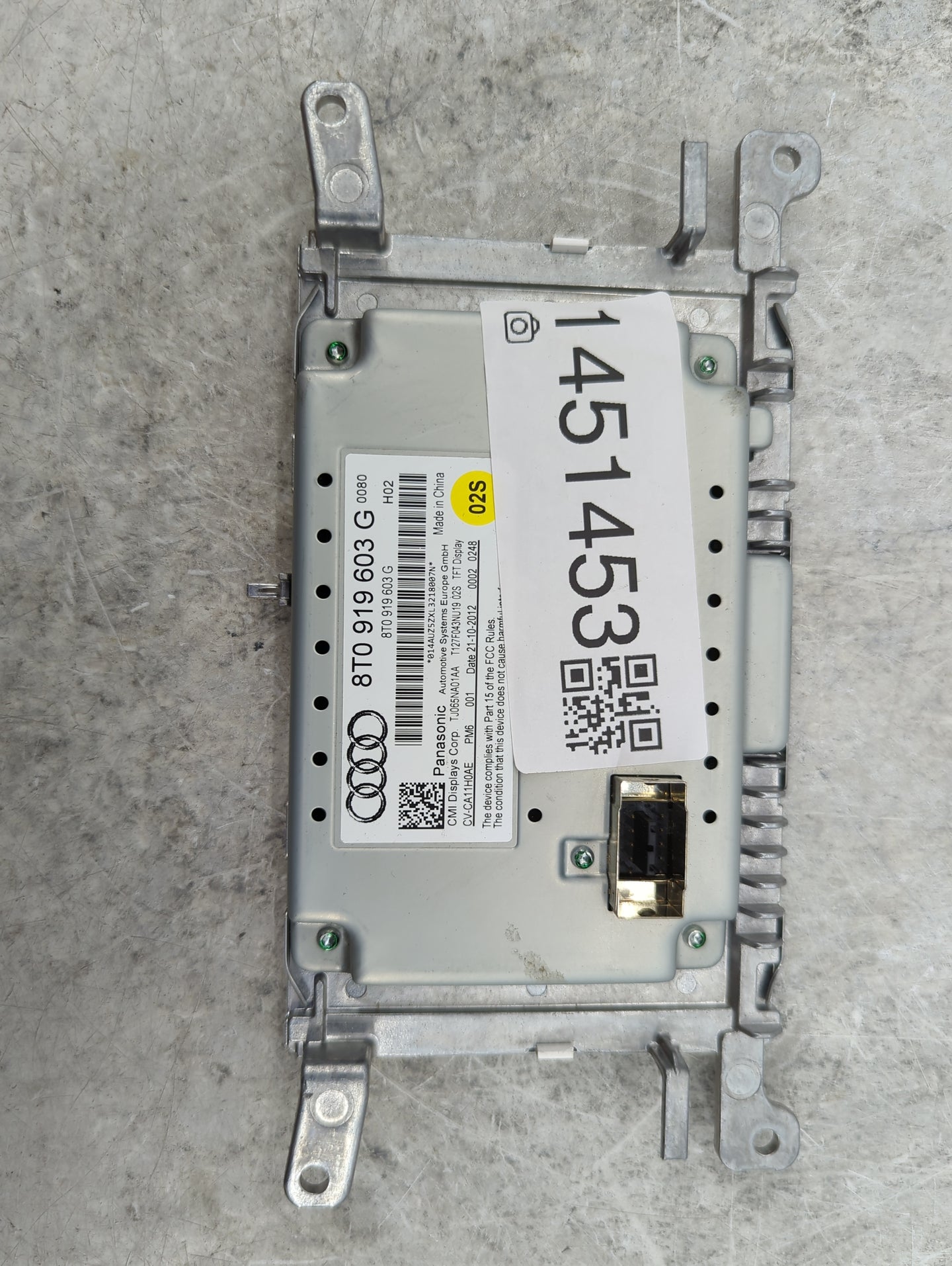 2009-2016 Audi A4 Information Display Screen - Oemusedautoparts1.com