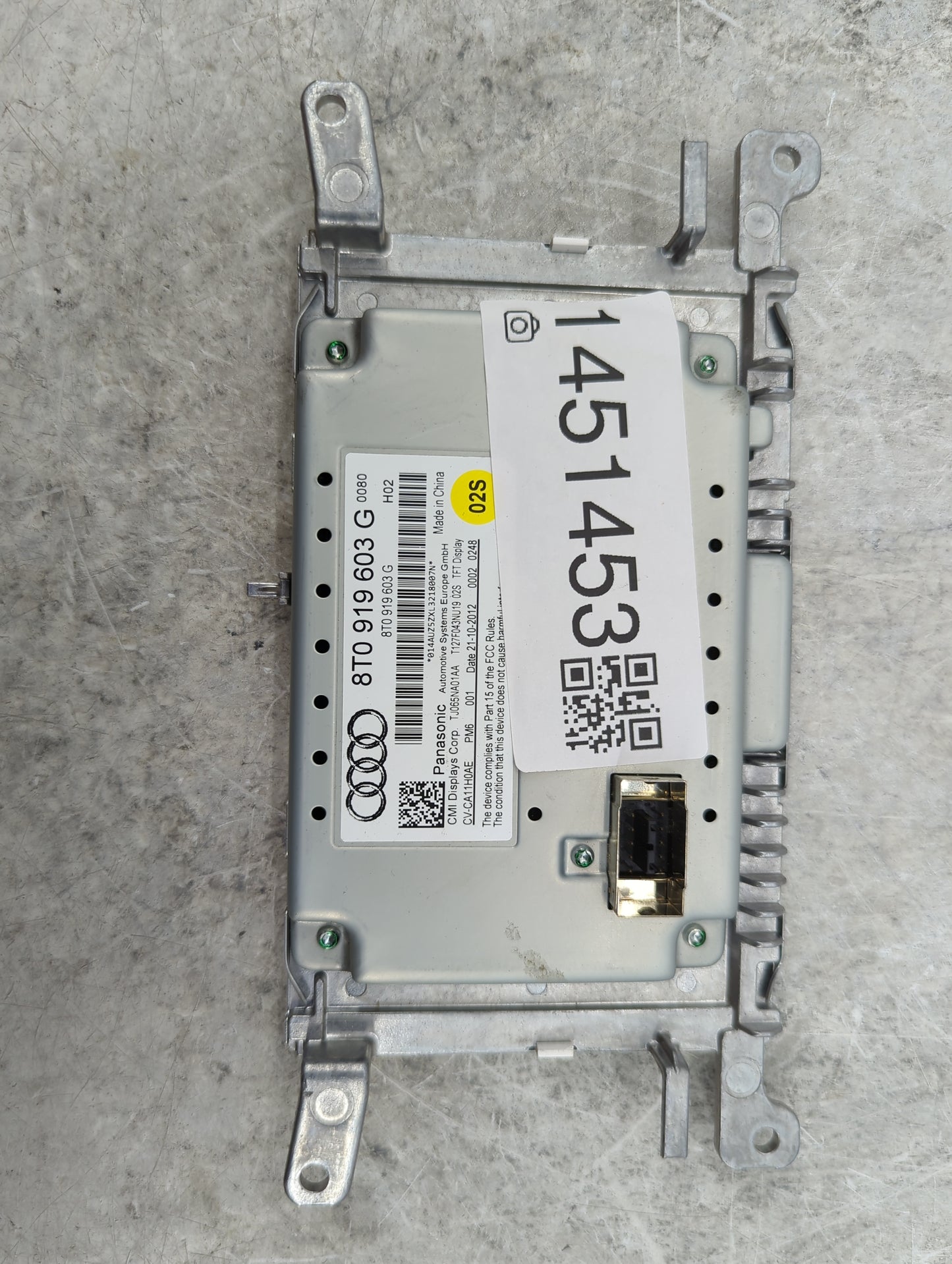 2009-2016 Audi A4 Information Display Screen - Oemusedautoparts1.com