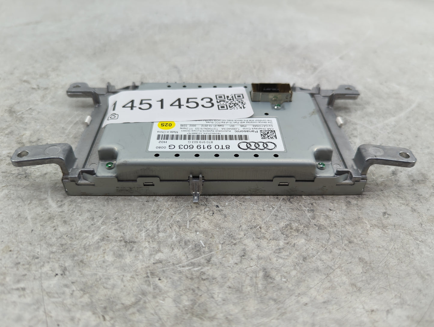 2009-2016 Audi A4 Information Display Screen - Oemusedautoparts1.com