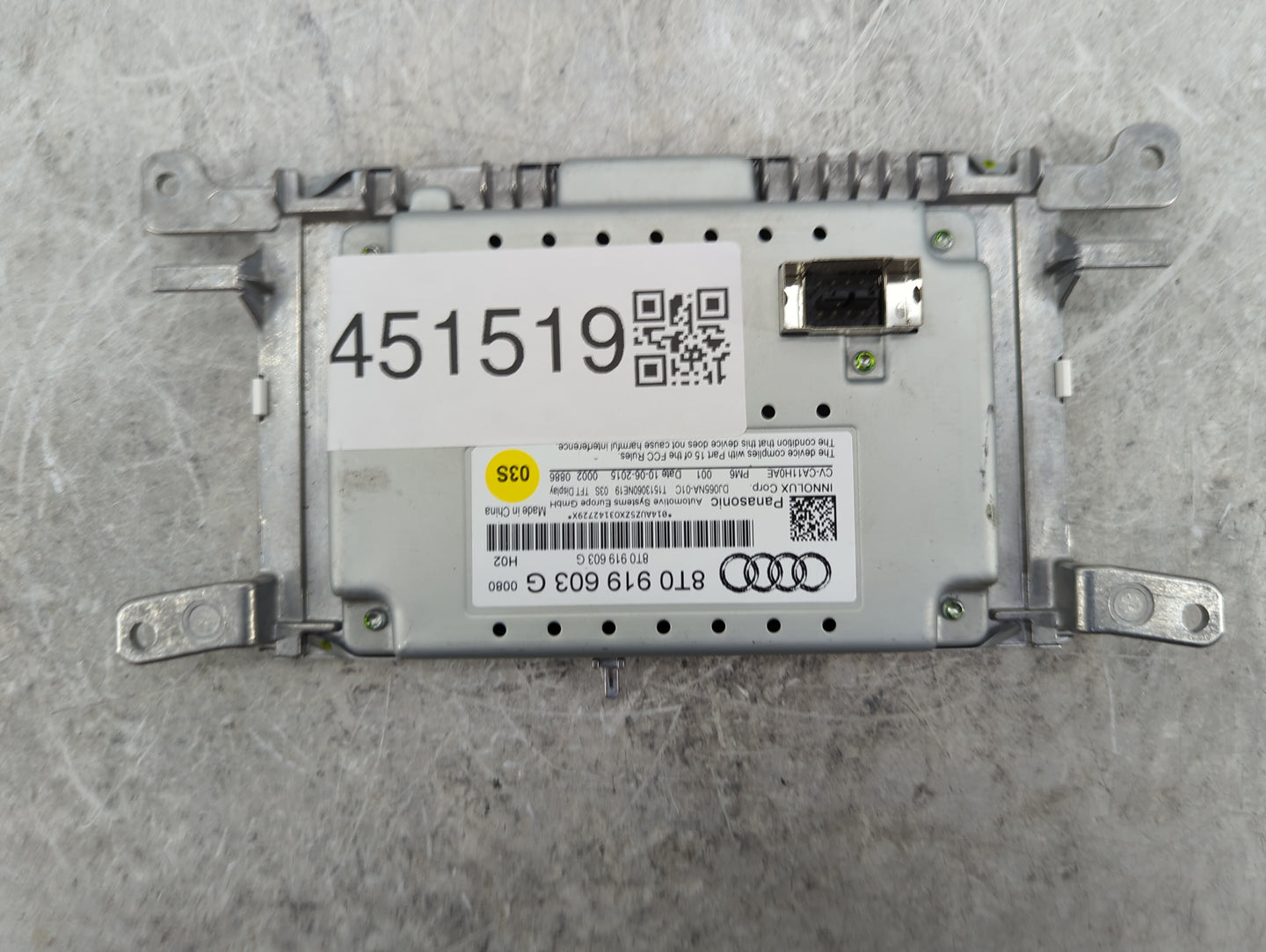 2009-2016 Audi A4 Information Display Screen - Oemusedautoparts1.com