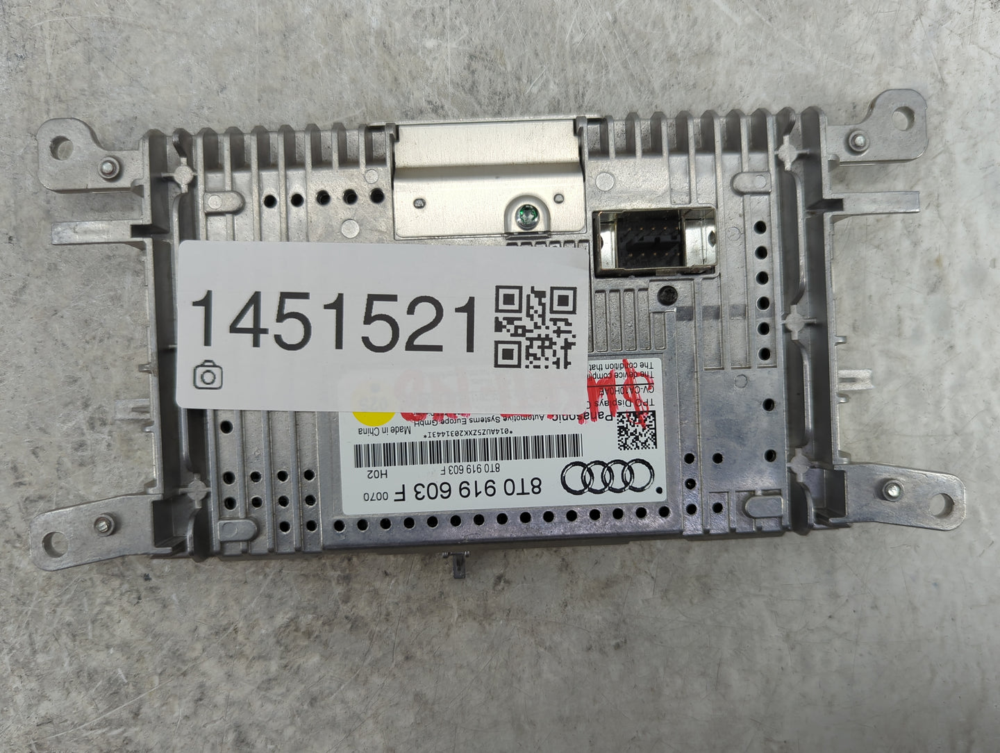 2009-2016 Audi A4 Information Display Screen - Oemusedautoparts1.com