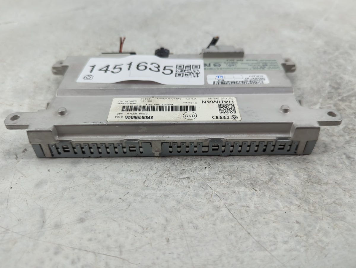 2009-2016 Audi A4 Information Radio Display Screen 1451635 - Oemusedautoparts1.com