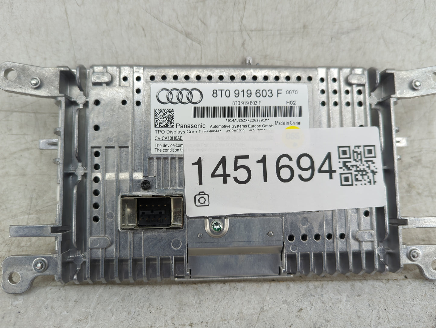 2009-2016 Audi A4 Information Display Screen - Oemusedautoparts1.com