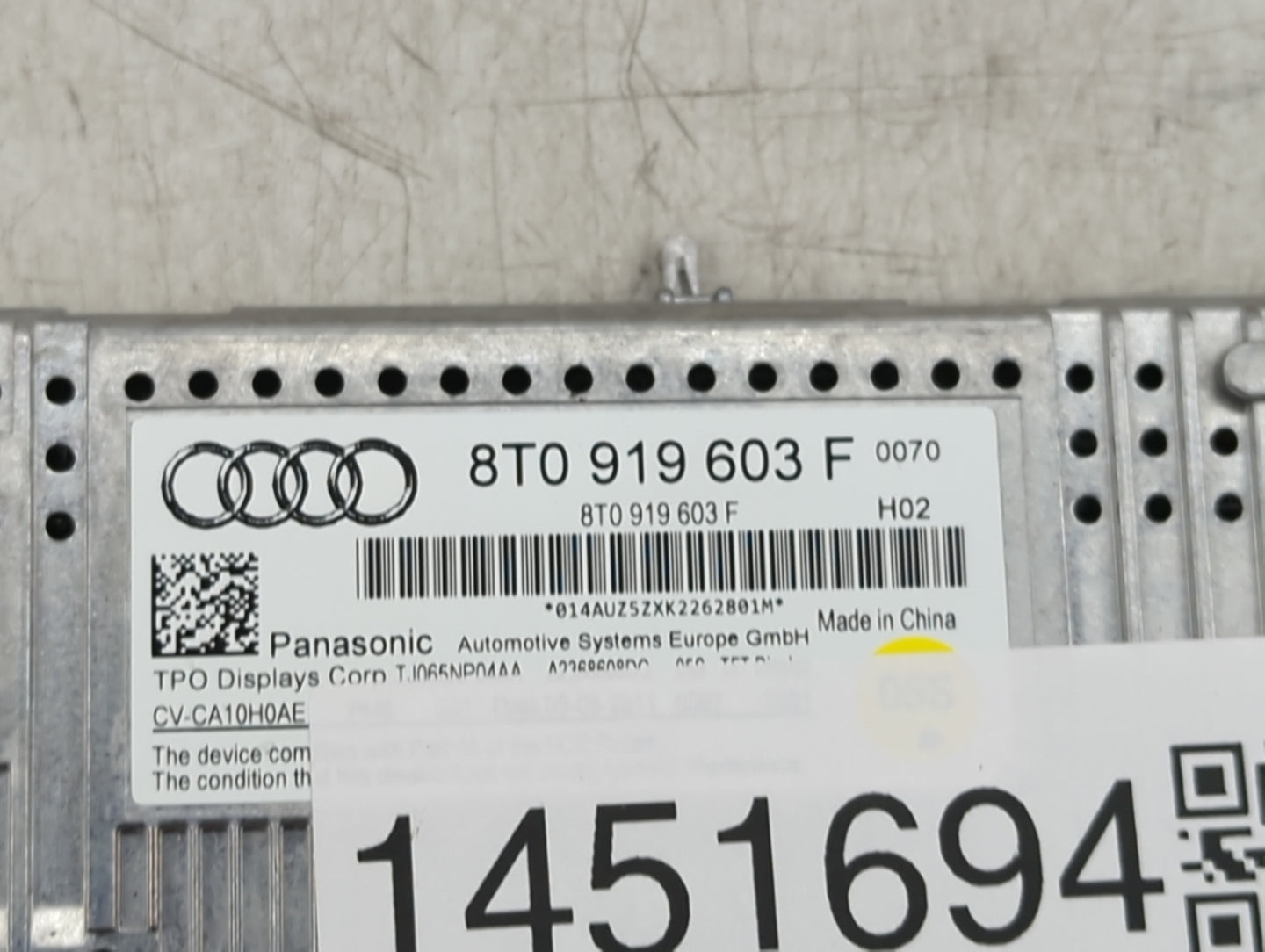 2009-2016 Audi A4 Information Display Screen - Oemusedautoparts1.com