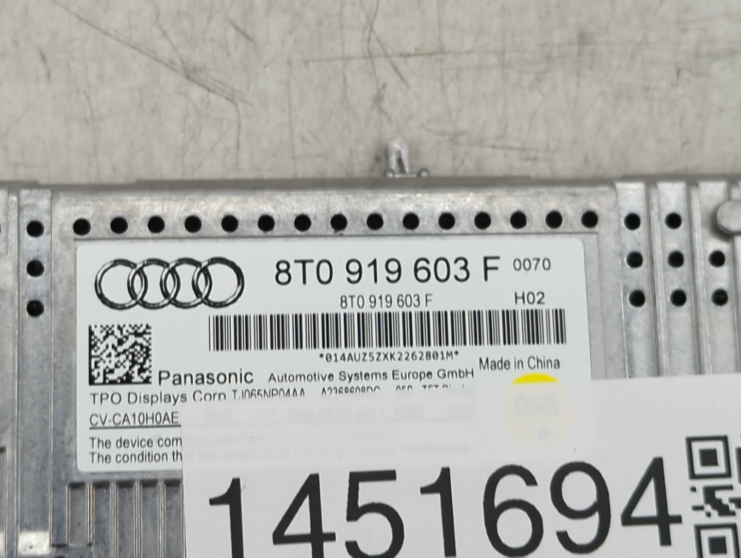 2009-2016 Audi A4 Information Display Screen - Oemusedautoparts1.com