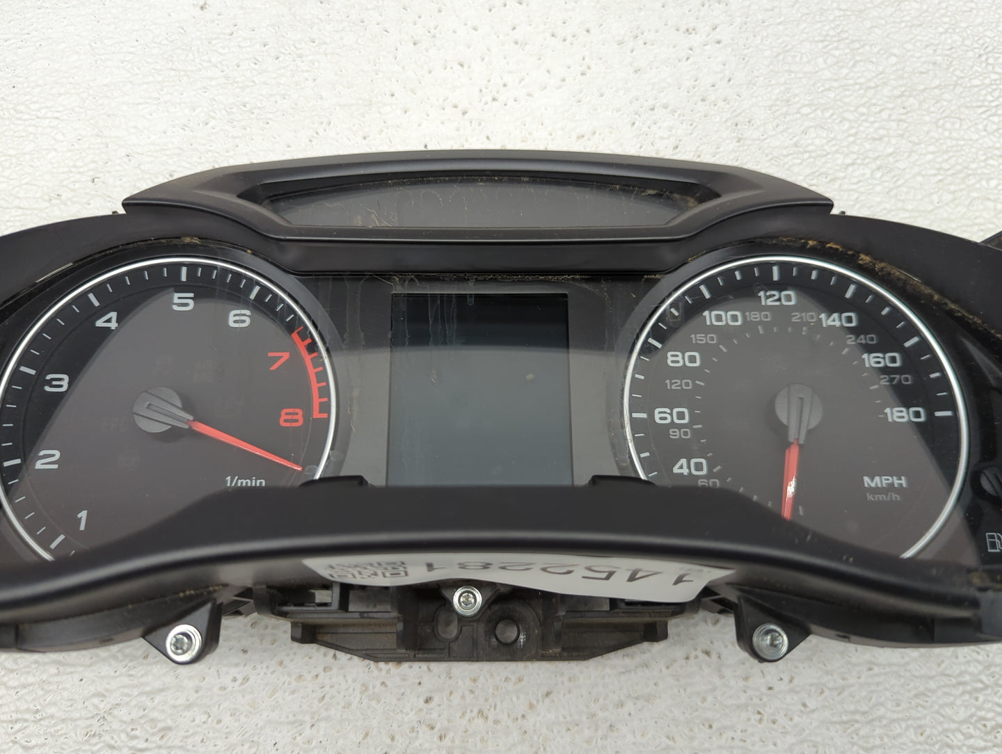 2010-2012 Audi A4 Instrument Cluster Speedometer Gauges P/N:8K0920950H 503002370406 Fits Fits 2010 2011 2012 OEM Used Auto P