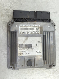 2012 Audi A4 PCM Engine Control Computer ECU ECM PCU OEM P/N:8K2907115AG 0261S06948, 1039549458 Fits OEM Used Auto Parts - O