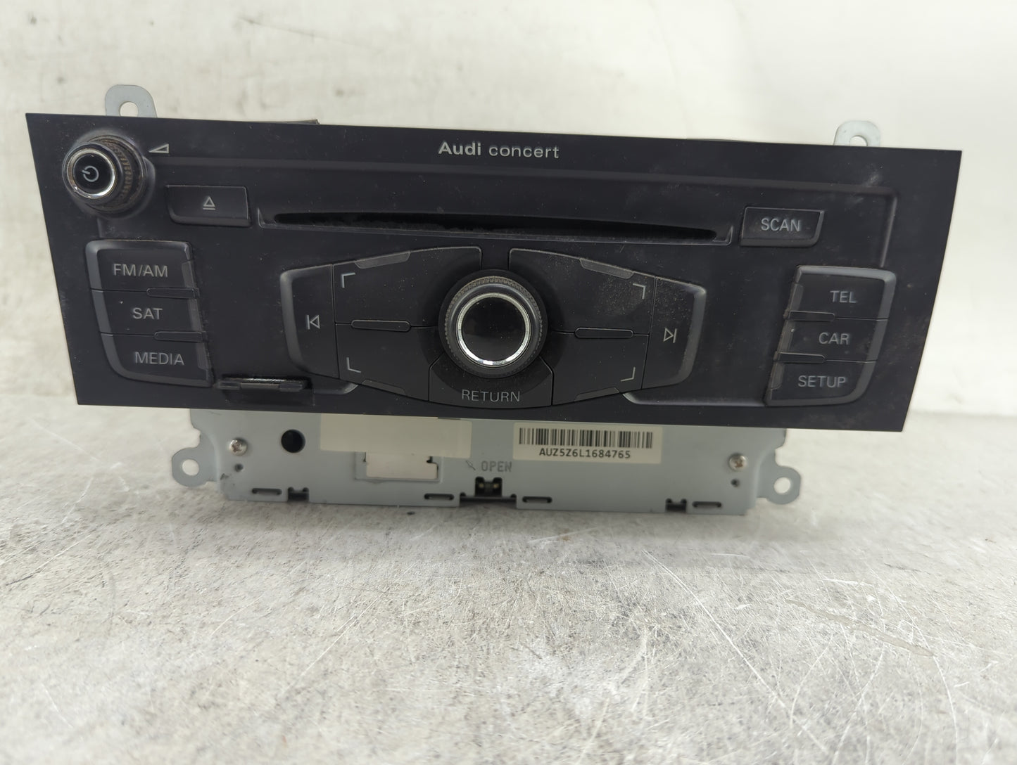 2010-2012 Audi A4 Radio AM FM Cd Player Receiver Replacement P/N:8T1035186R CQ-JA1962G Fits OEM Used Auto Parts - Oemusedaut