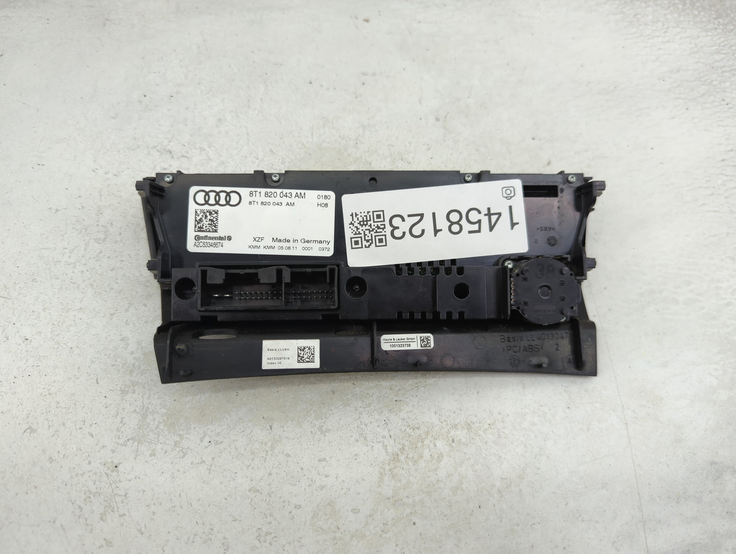 2009-2012 Audi A4 Climate Control Module Temperature AC/Heater Replacement P/N:8T1 820 043 AM Fits Fits 2008 2009 2010 2011 