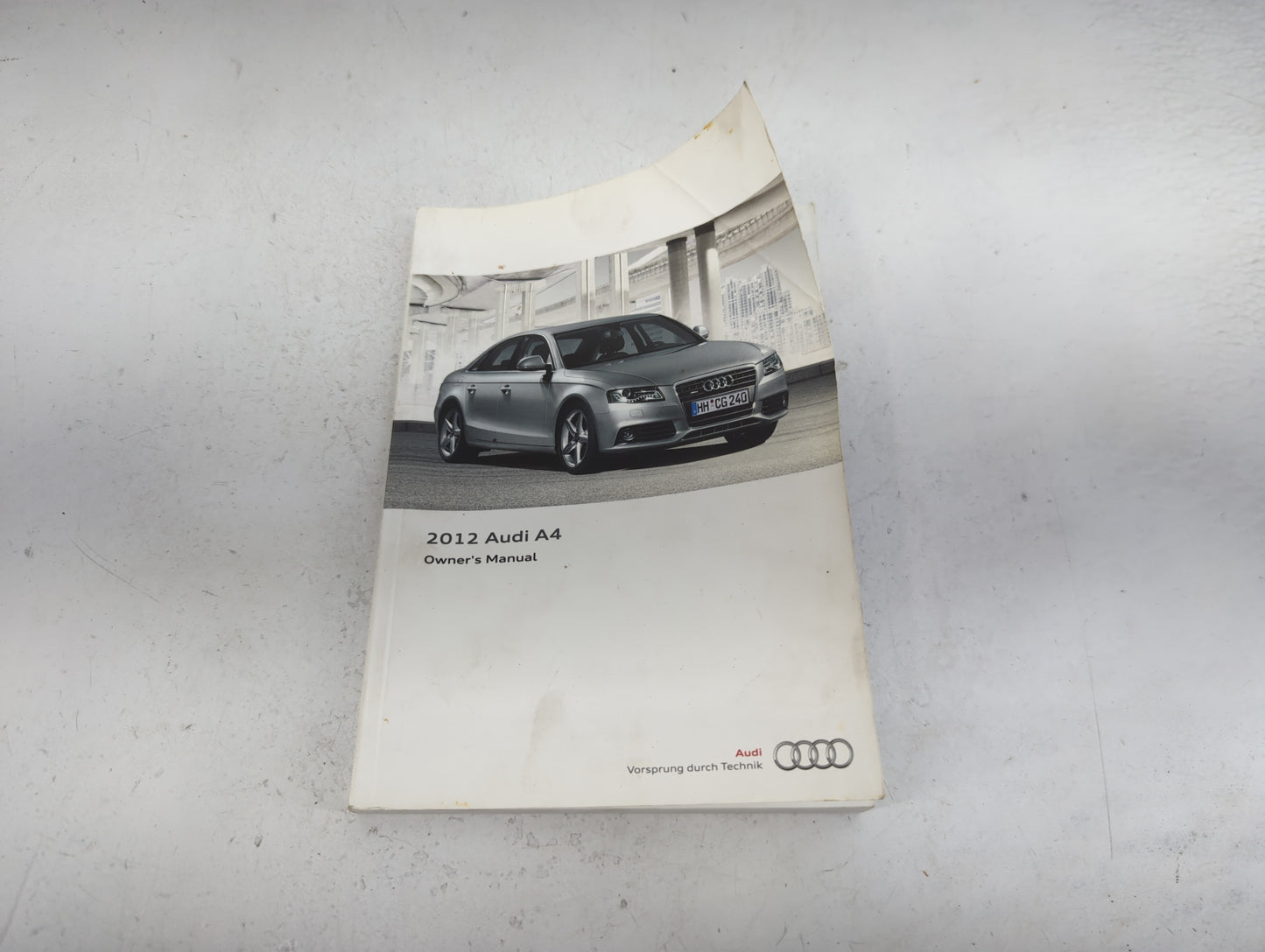 2012 Audi A4 Owners Manual Book Guide P/N:121.561.8K2.23 1215618K223 OEM Used Auto Parts - Oemusedautoparts1.com