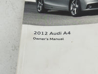 2012 Audi A4 Owners Manual Book Guide P/N:121.561.8K2.23 1215618K223 OEM Used Auto Parts - Oemusedautoparts1.com