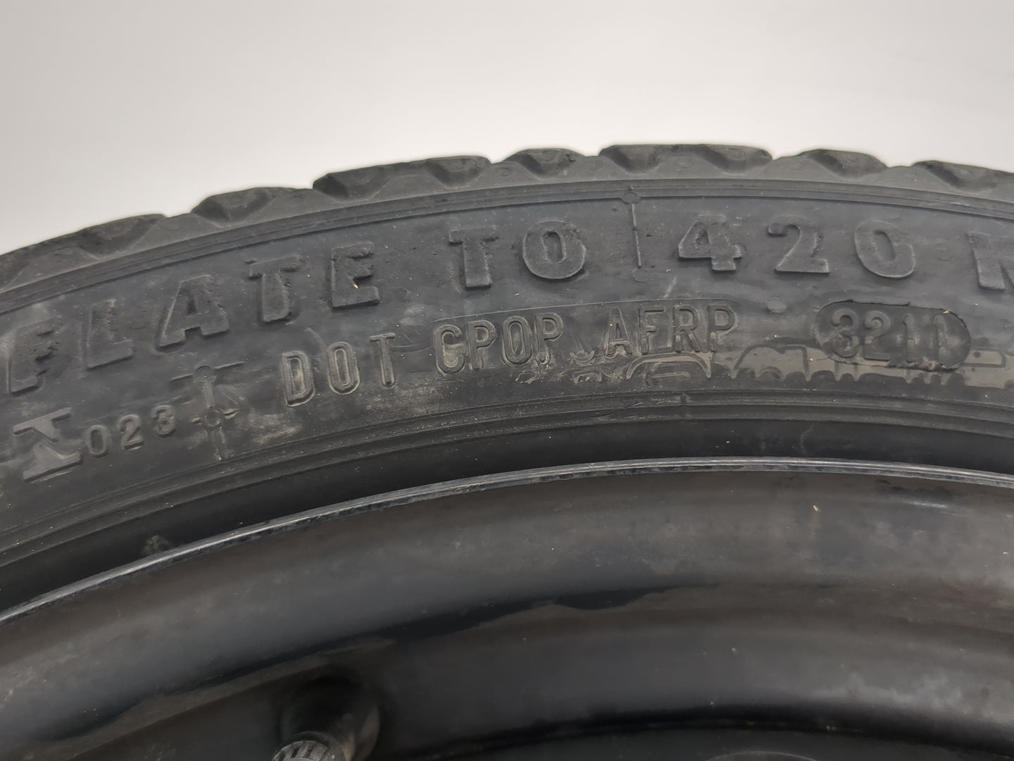 2012 Audi A4 Spare Donut Tire Wheel Rim Oem - Oemusedautoparts1.com
