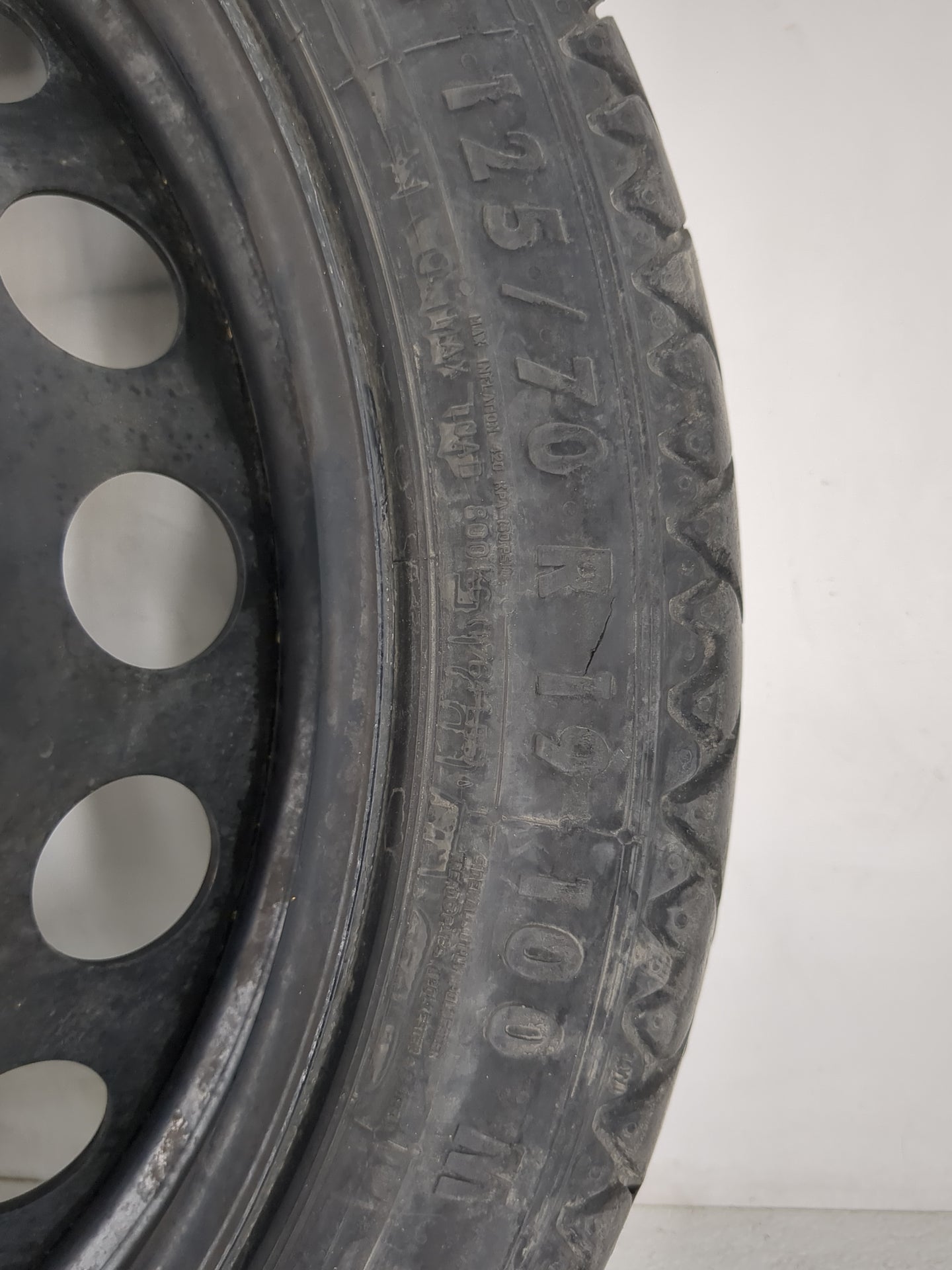 2012 Audi A4 Spare Donut Tire Wheel Rim Oem - Oemusedautoparts1.com