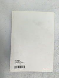 2012 Audi A4 Owners Manual Book Guide P/N:121.561.8K2.23 1215618K223, 112.562.860.21 OEM Used Auto Parts - Oemusedautoparts1