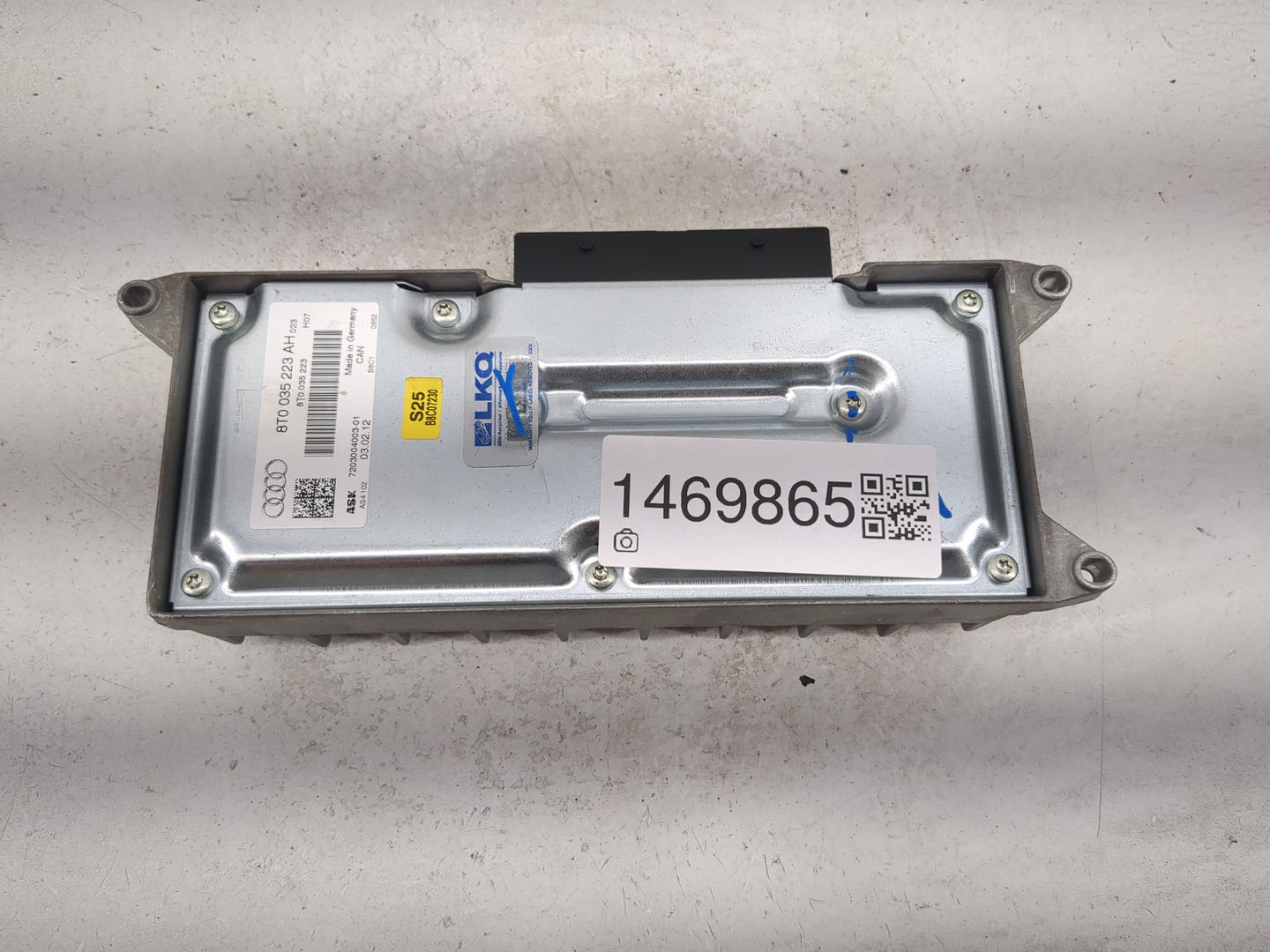 2009-2012 Audi A4 Radio Speaker Amplifier - Oemusedautoparts1.com