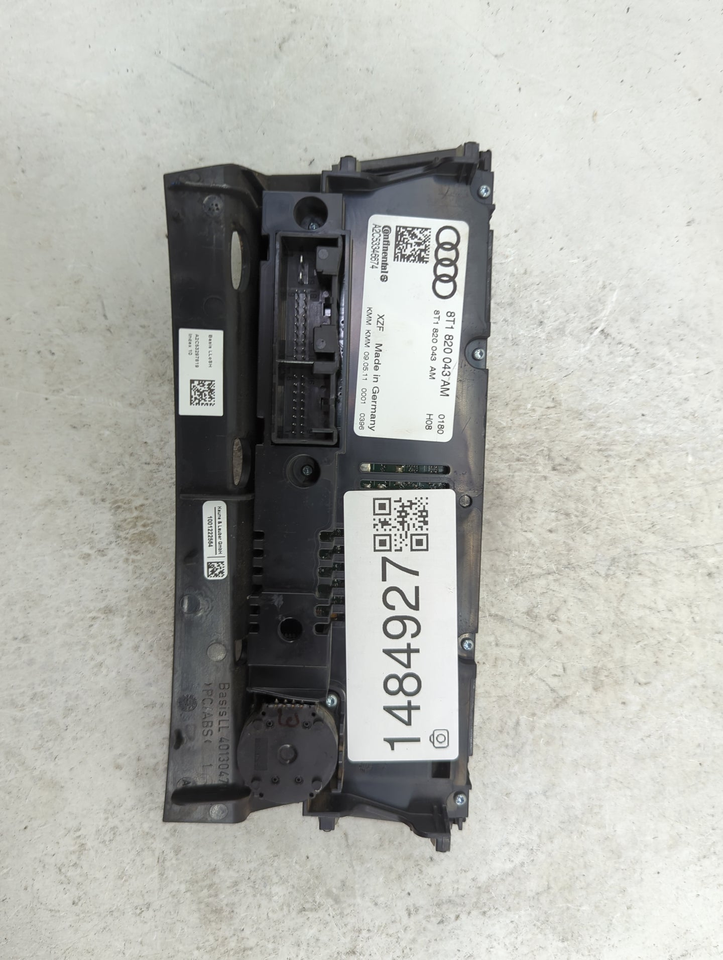 2009-2012 Audi A4 Climate Control Module Temperature AC/Heater Replacement P/N:8T1820043AM A2C53346674 Fits OEM Used Auto Pa