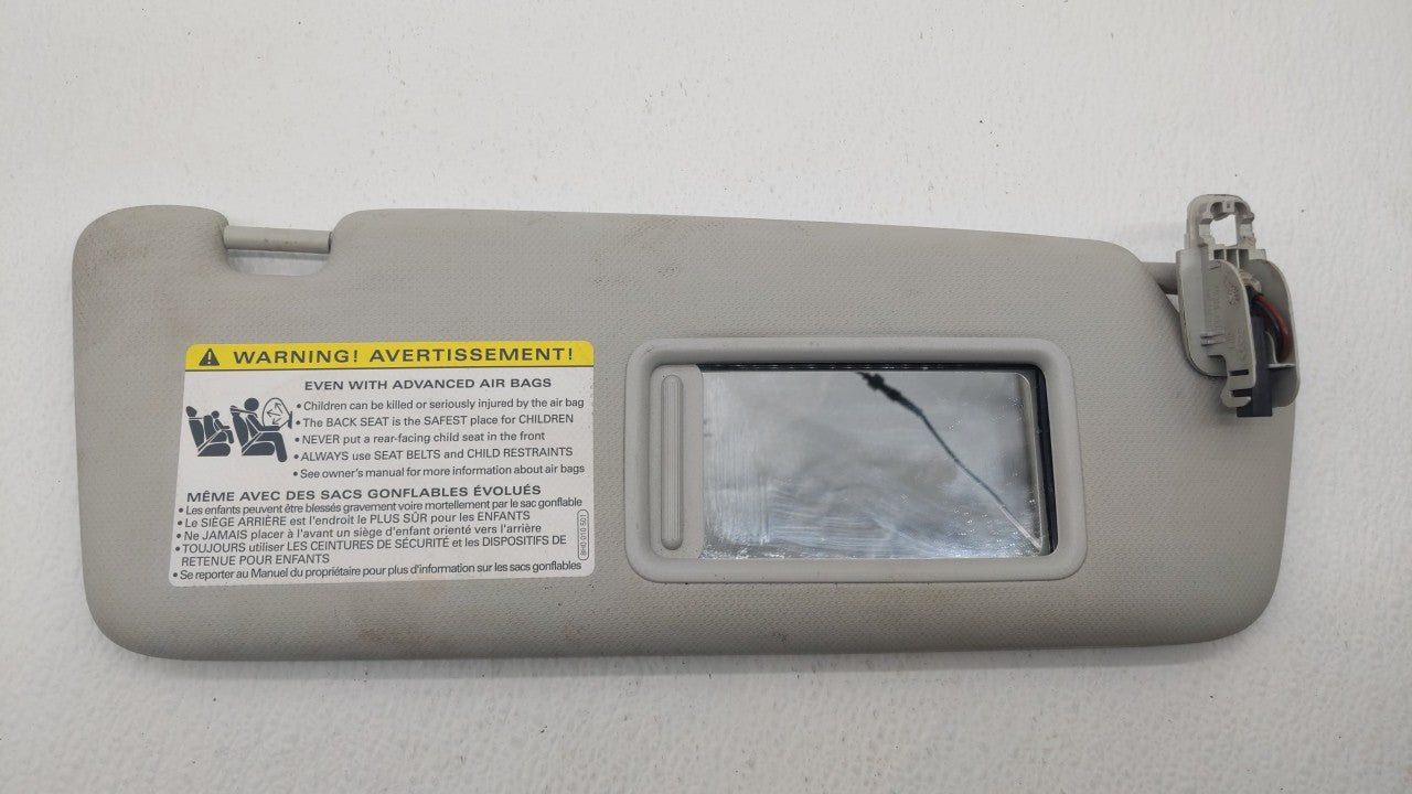 2009-2012 Audi A4 Sun Visor Shade Replacement Passenger Right Mirror Fits Fits 2009 2010 2011 2012 OEM Used Auto Parts - Oem
