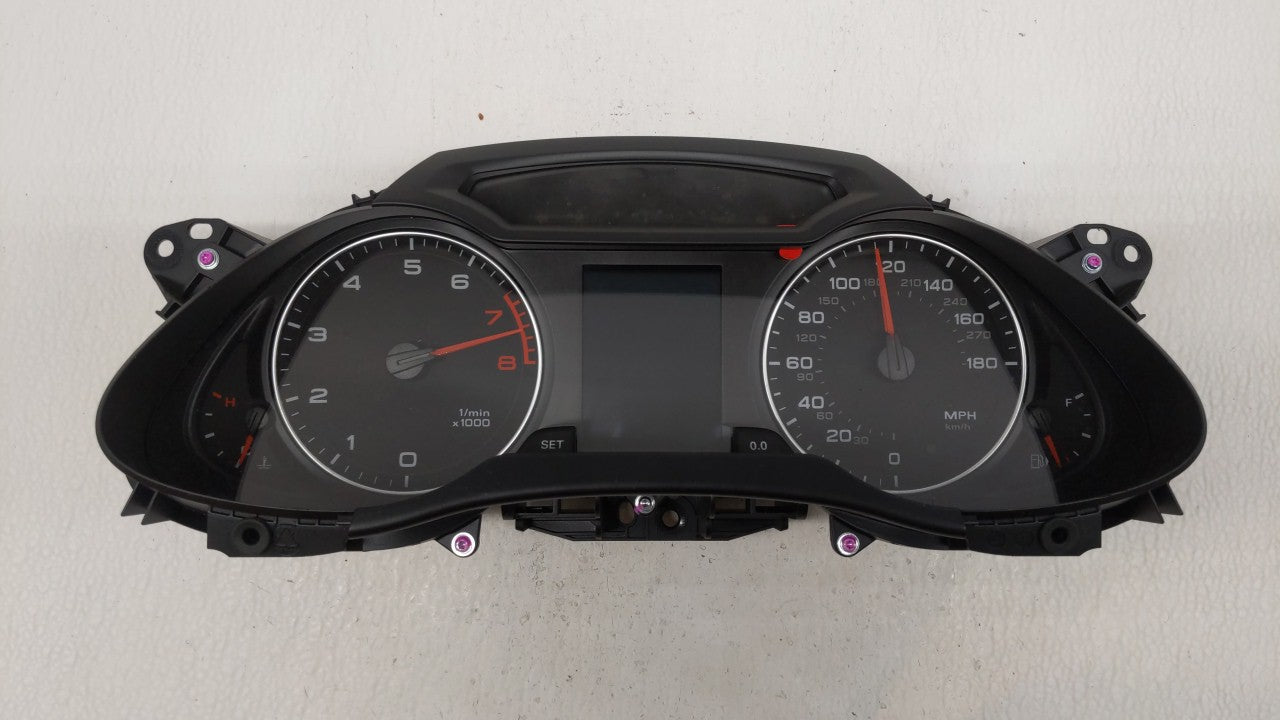 2010-2012 Audi A4 Instrument Cluster Speedometer Gauges P/N:8K0 920 950 H Fits Fits 2010 2011 2012 OEM Used Auto Parts - Oem