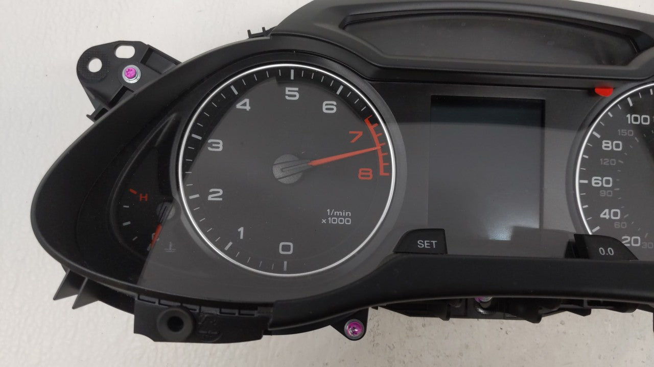 2010-2012 Audi A4 Instrument Cluster Speedometer Gauges P/N:8K0 920 950 H Fits Fits 2010 2011 2012 OEM Used Auto Parts - Oem
