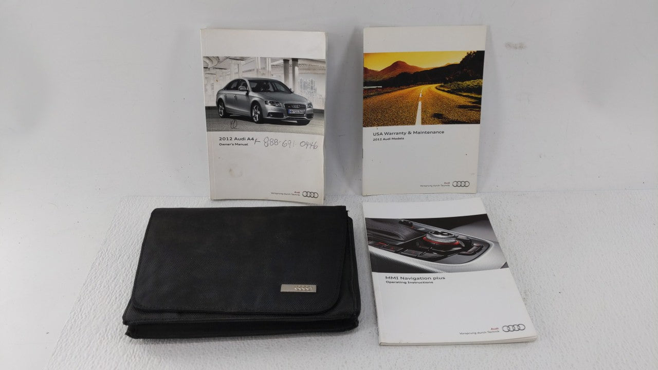 2012 Audi A4 Owners Manual Book Guide OEM Used Auto Parts - Oemusedautoparts1.com