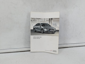 2012 Audi A4 Owners Manual Book Guide OEM Used Auto Parts - Oemusedautoparts1.com