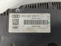 2010-2012 Audi A4 Instrument Cluster Speedometer Gauges P/N:8K0920950E 8K0 920 950 E, 8K0920950H Fits Fits 2010 2011 2012 OE