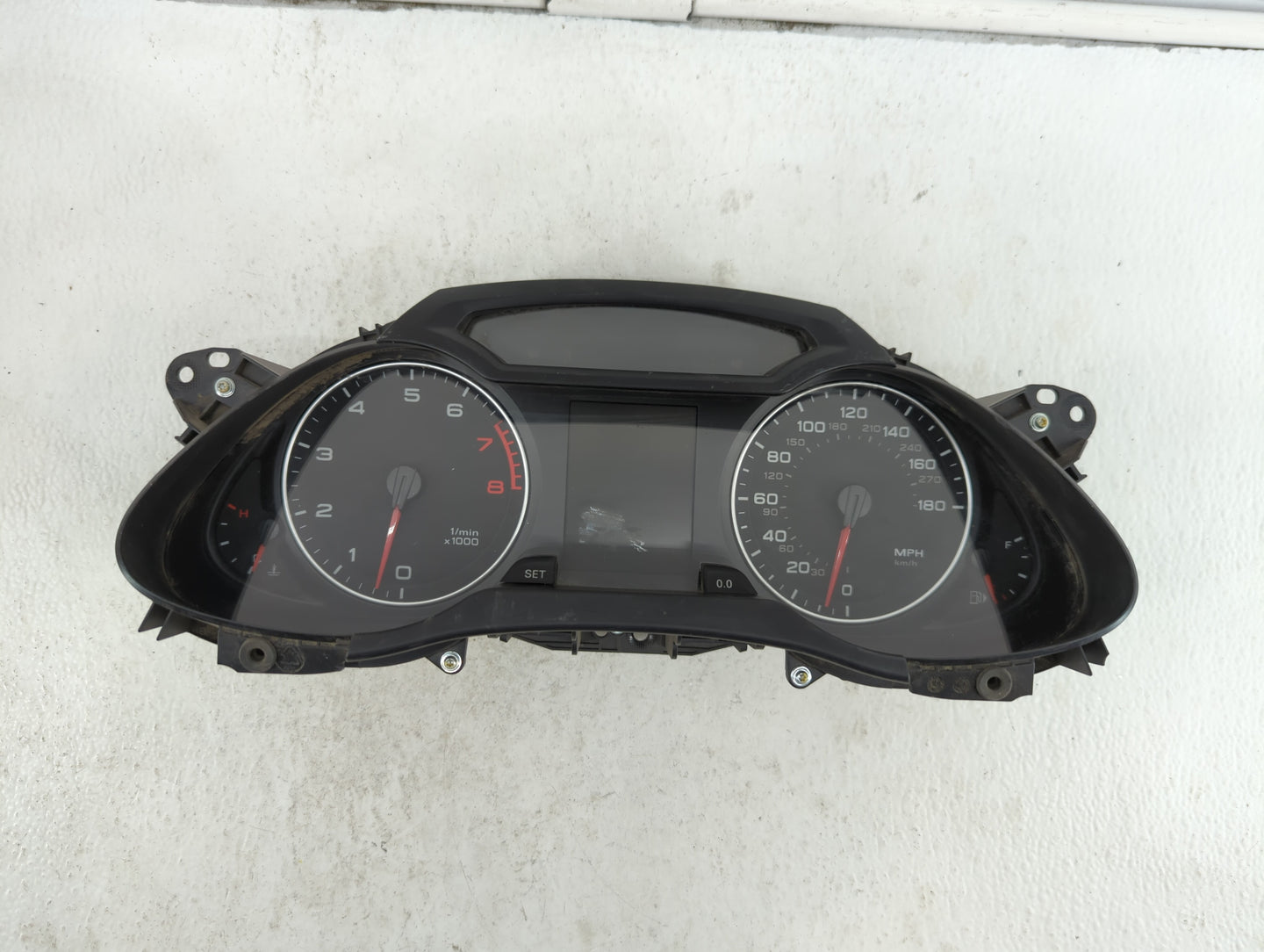 2010-2012 Audi A4 Instrument Cluster Speedometer Gauges P/N:8K0 920 980 M 8K0 920 981 C Fits Fits 2010 2011 2012 OEM Used Au