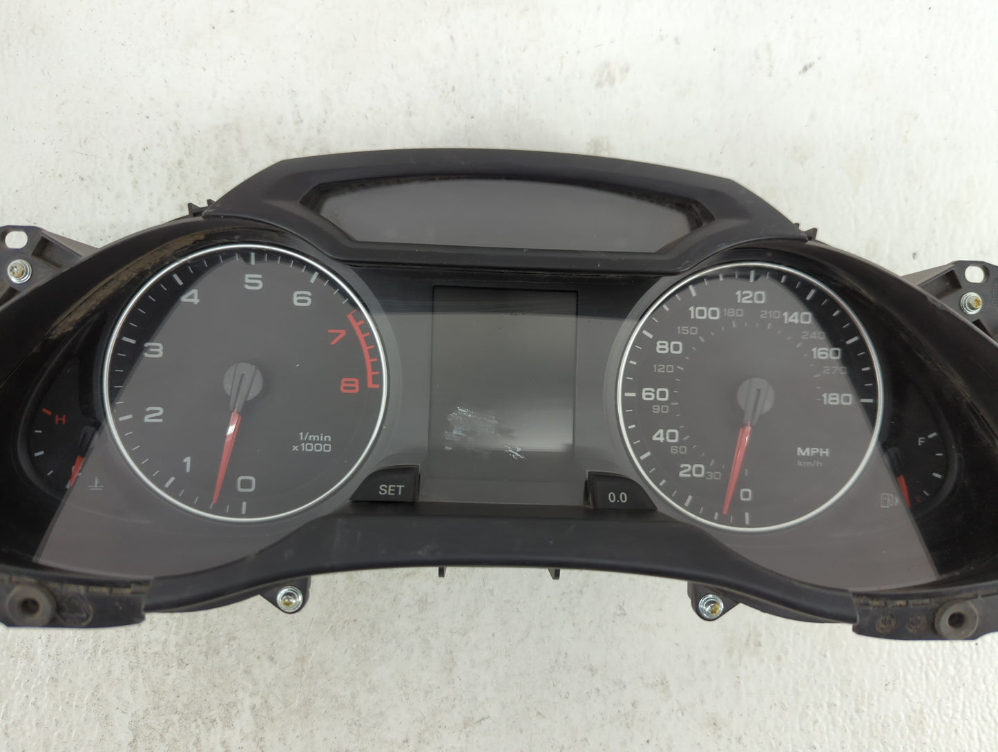2010-2012 Audi A4 Instrument Cluster Speedometer Gauges P/N:8K0 920 980 M 8K0 920 981 C Fits Fits 2010 2011 2012 OEM Used Au