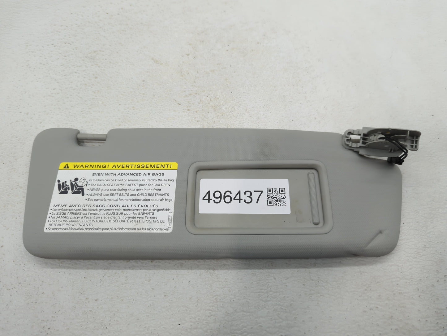 2009-2012 Audi A4 Sun Visor Shade Replacement Passenger Right Mirror Fits Fits 2009 2010 2011 2012 OEM Used Auto Parts - Oem