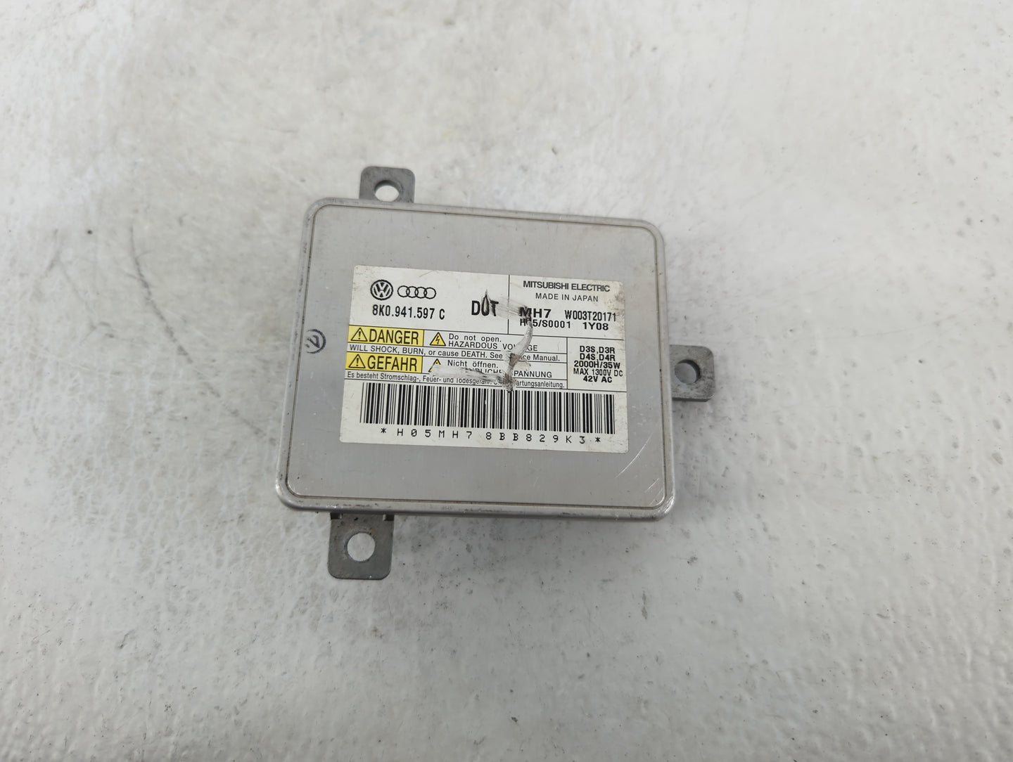 2009-2012 Audi A4 Headlight Ballast Head Light - Oemusedautoparts1.com