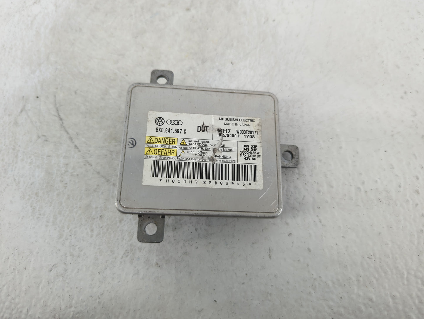 2009-2012 Audi A4 Headlight Ballast Head Light - Oemusedautoparts1.com