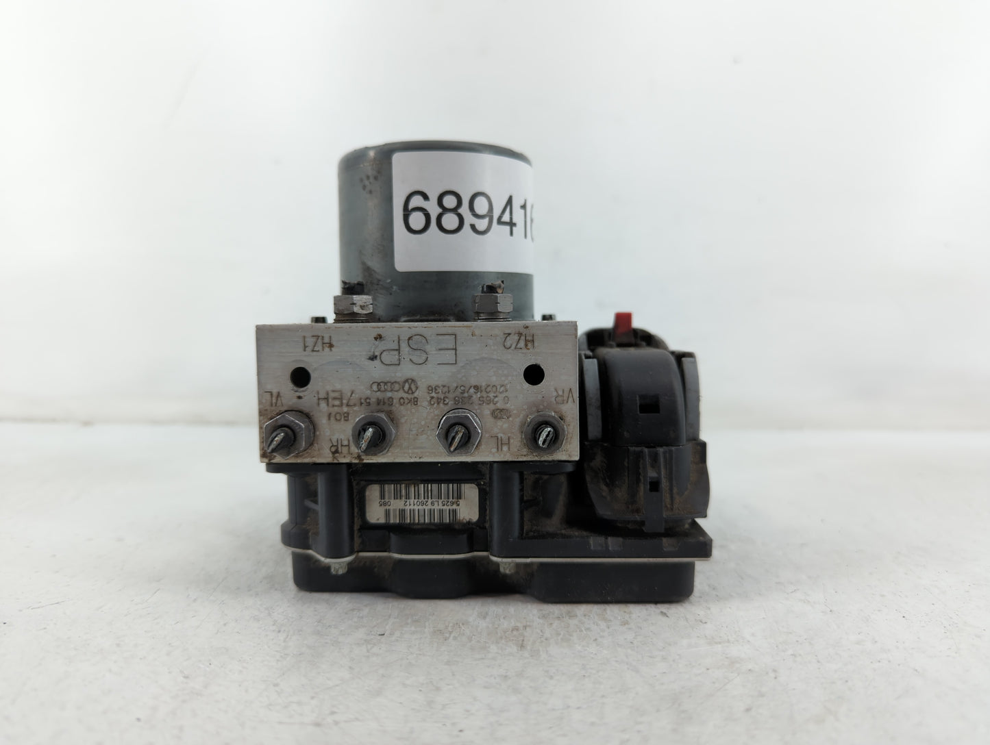2010-2012 Audi A4 ABS Pump Control Module Replacement P/N:8K0 614 517EH 0 265 236 342 Fits Fits 2010 2011 2012 OEM Used Auto