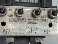 2010-2012 Audi A4 ABS Pump Control Module Replacement P/N:8K0 614 517EH 0 265 236 342 Fits Fits 2010 2011 2012 OEM Used Auto