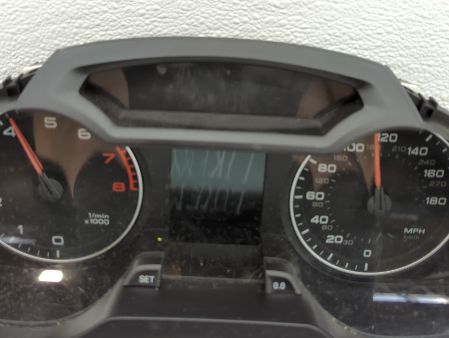 2010-2012 Audi A4 Instrument Cluster Speedometer Gauges P/N:8K0 920 950 H Fits Fits 2010 2011 2012 OEM Used Auto Parts - Oem