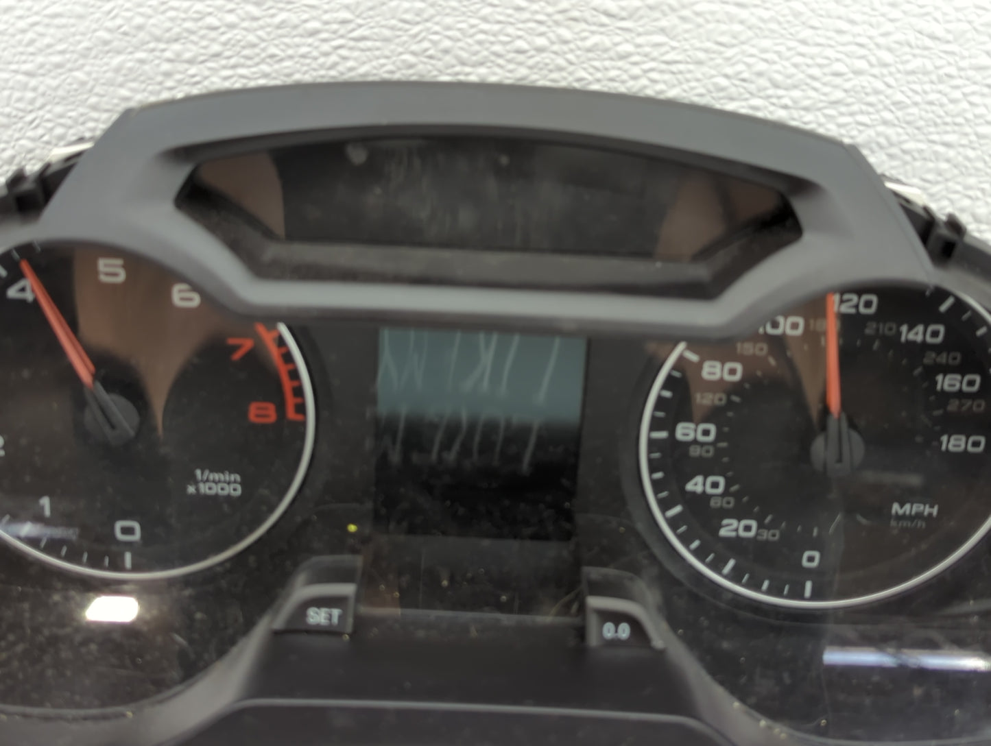 2010-2012 Audi A4 Instrument Cluster Speedometer Gauges P/N:8K0 920 950 H Fits Fits 2010 2011 2012 OEM Used Auto Parts - Oem