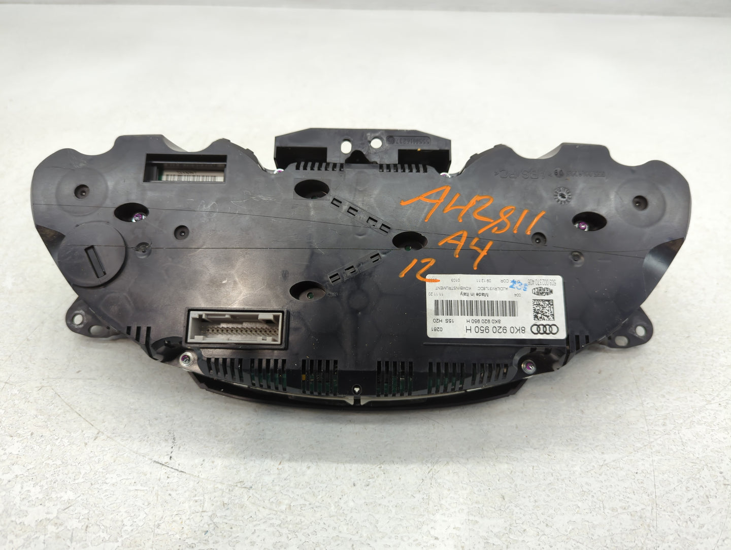 2010-2012 Audi A4 Instrument Cluster Speedometer Gauges P/N:8K0 920 950 H Fits Fits 2010 2011 2012 OEM Used Auto Parts - Oem