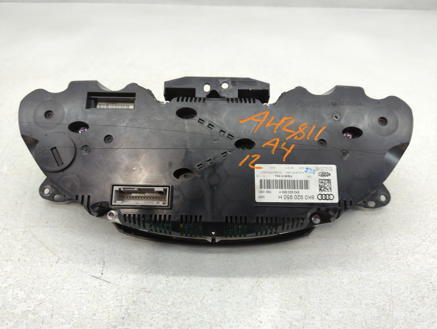 2010-2012 Audi A4 Instrument Cluster Speedometer Gauges P/N:8K0 920 950 H Fits Fits 2010 2011 2012 OEM Used Auto Parts - Oem