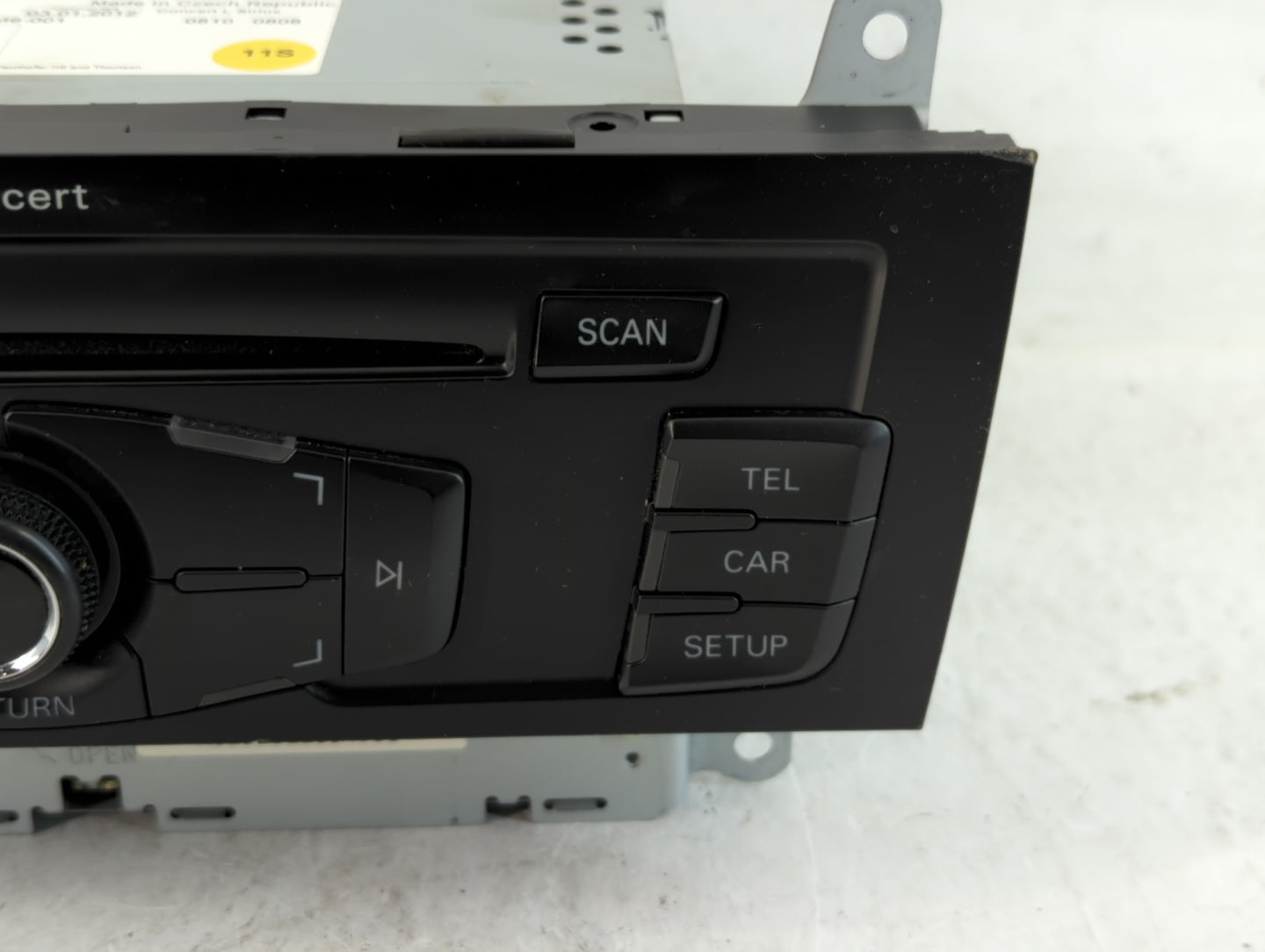 2010-2012 Audi A4 Radio AM FM Cd Player Receiver Replacement P/N:8T1 035 186 R Fits Fits 2010 2011 2012 2013 2014 2015 2016 