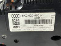 2010-2012 Audi A4 Instrument Cluster Speedometer Gauges P/N:8K0 920 950 H Fits Fits 2010 2011 2012 OEM Used Auto Parts - Oem
