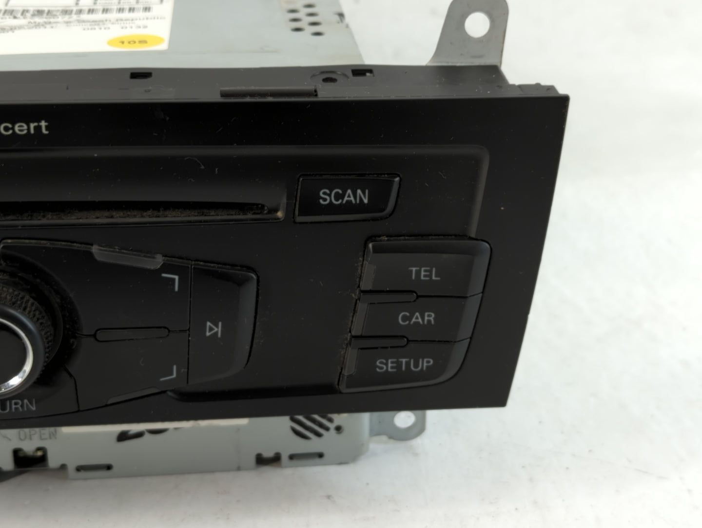 2010-2012 Audi A4 Radio AM FM Cd Player Receiver Replacement P/N:8T1 035 186 R Fits Fits 2010 2011 2012 2013 2014 2015 2016 