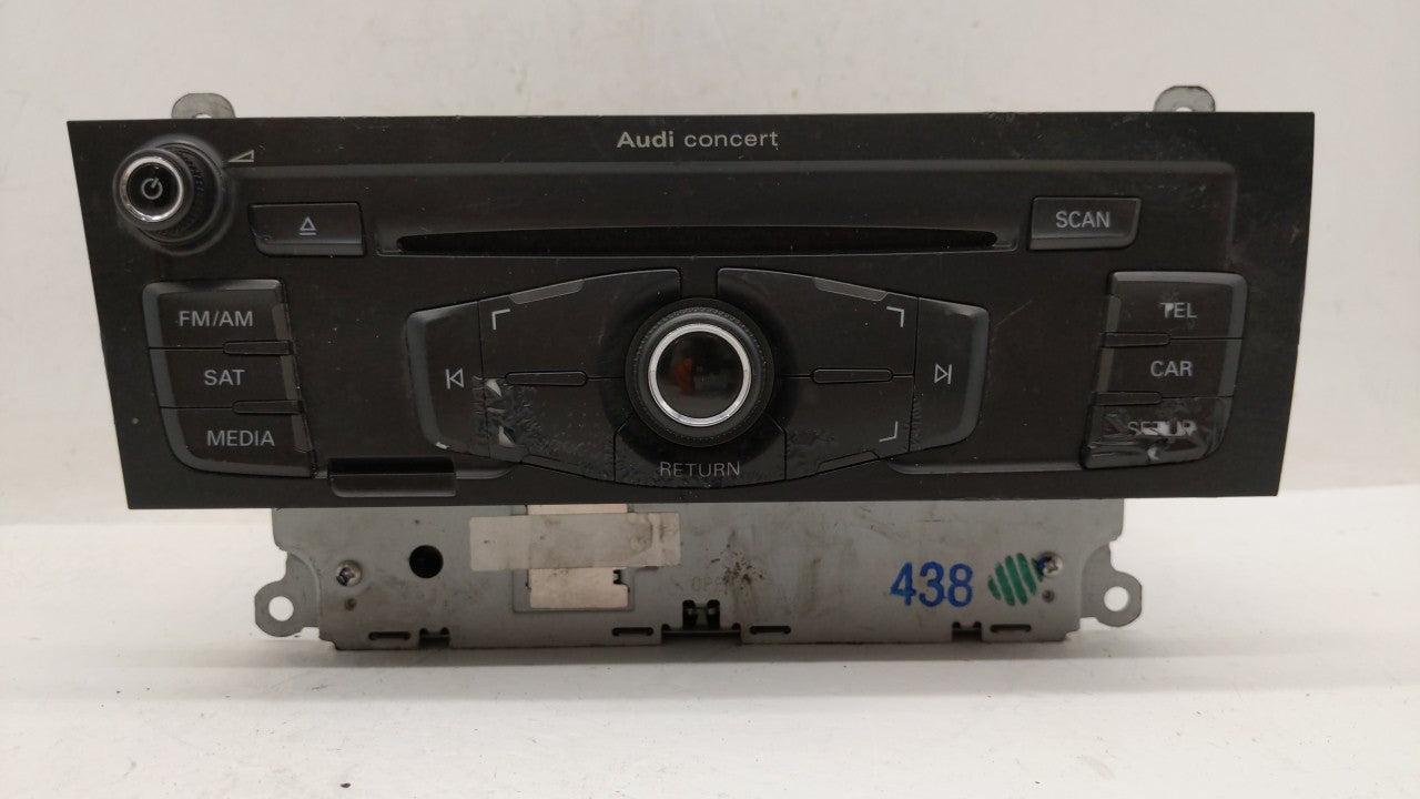 2010-2012 Audi A4 Quattro Am Fm Cd Player Radio Receiver - Oemusedautoparts1.com