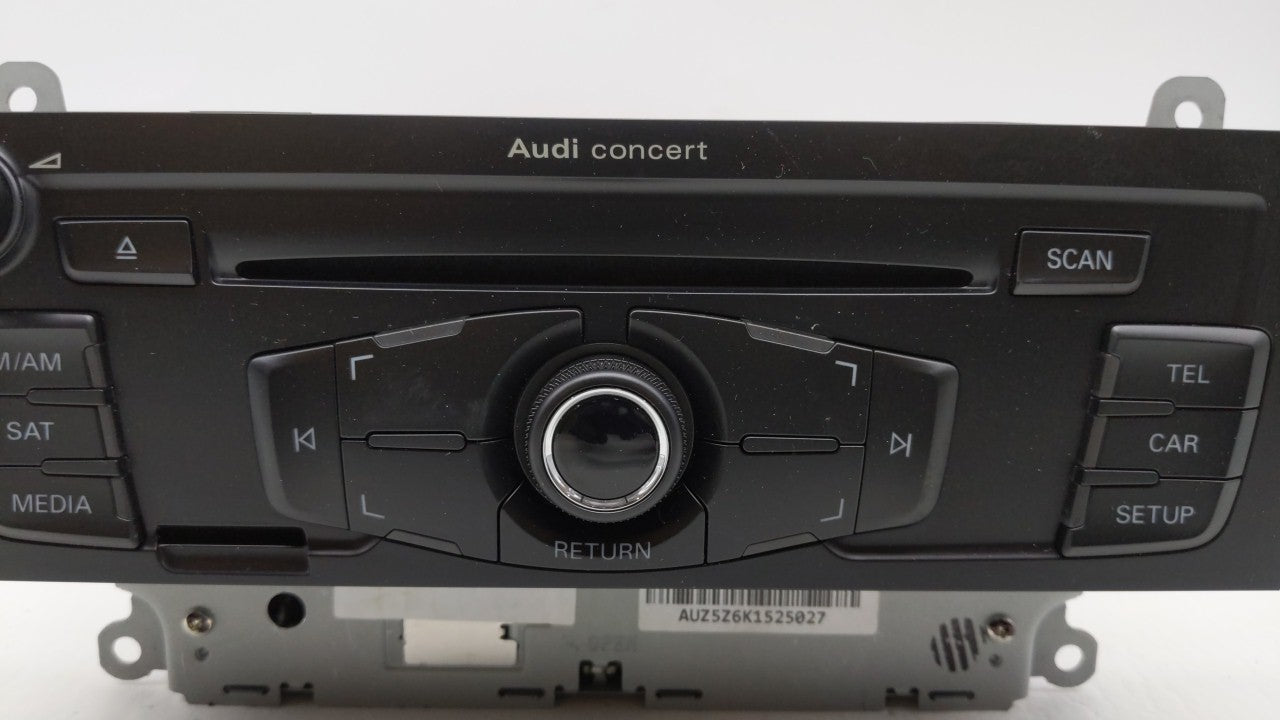 2010-2012 Audi A4 Quattro Radio AM FM Cd Player Receiver Replacement P/N:8T1 035 186 R 4G0035082C Fits OEM Used Auto Parts -