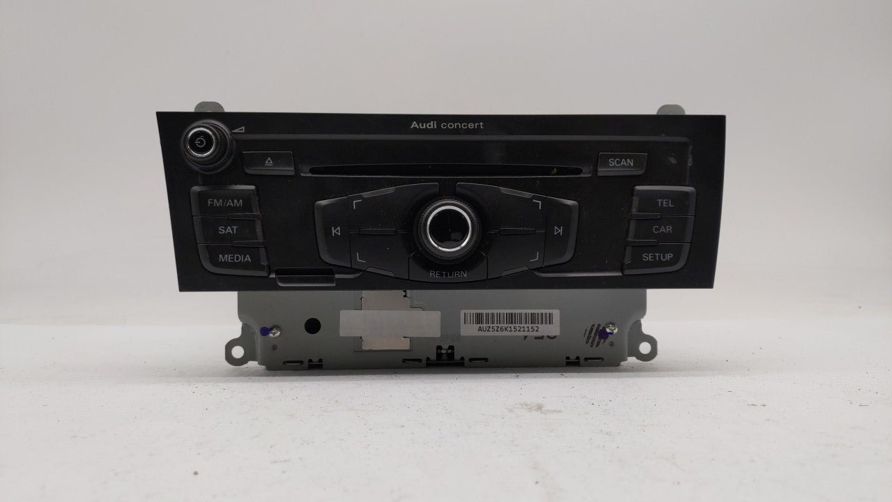 2010-2012 Audi A4 Quattro Radio AM FM Cd Player Receiver Replacement P/N:8T1 035 186 R 4G0035082C Fits OEM Used Auto Parts -