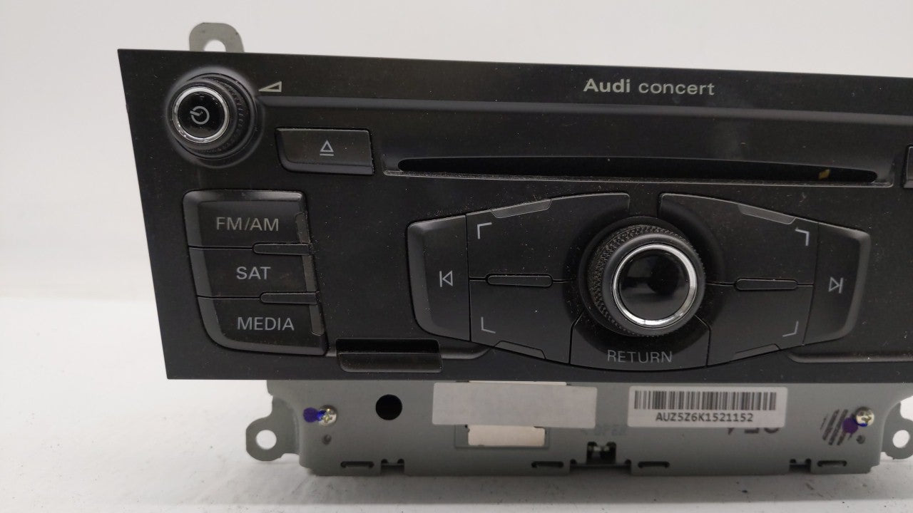 2010-2012 Audi A4 Quattro Radio AM FM Cd Player Receiver Replacement P/N:8T1 035 186 R 4G0035082C Fits OEM Used Auto Parts -
