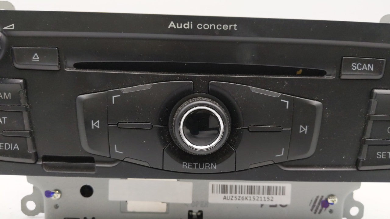 2010-2012 Audi A4 Quattro Radio AM FM Cd Player Receiver Replacement P/N:8T1 035 186 R 4G0035082C Fits OEM Used Auto Parts -