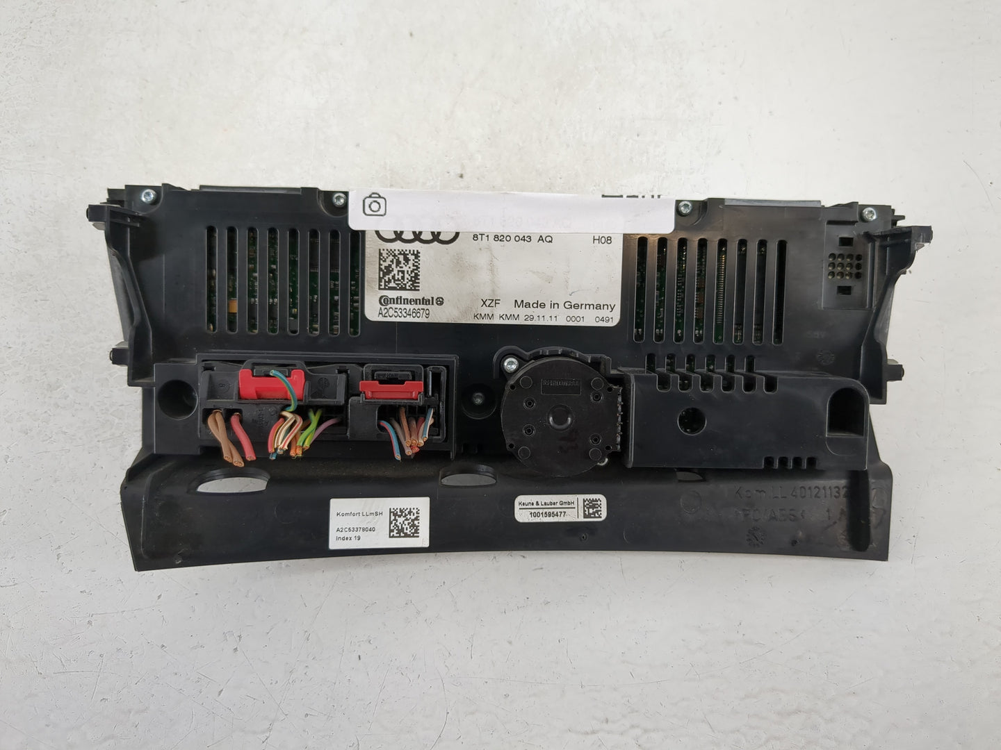 2010-2013 Audi A5 Climate Control Module Temperature AC/Heater Replacement P/N:8T1 820 043 AQ Fits Fits 2009 2010 2011 2012 