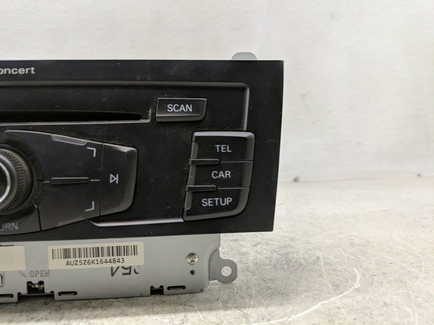 2008-2012 Audi A5 Radio AM FM Cd Player Receiver Replacement P/N:8T1 035 186 R Fits Fits 2008 2009 2010 2011 2012 OEM Used A